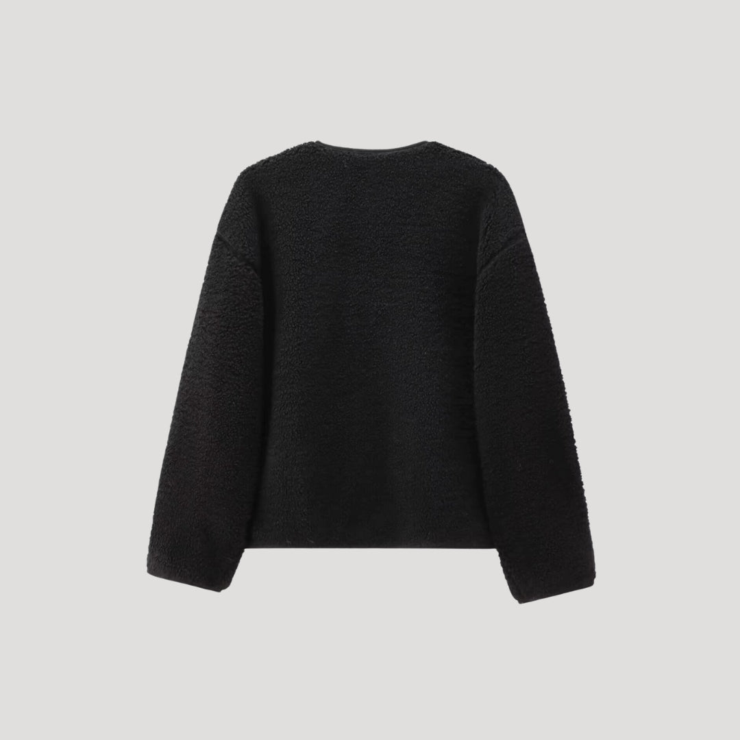 Fleece Jacket – Button Front – Cosy Winter Essential