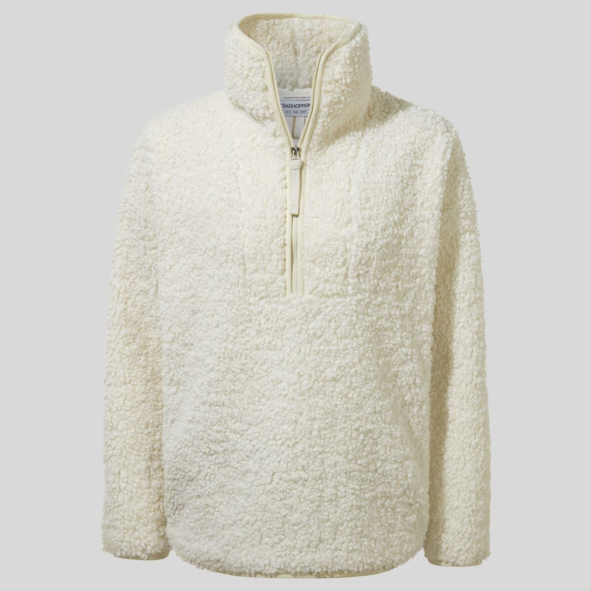 Half-Zip Fleece – Soft Teddy Texture – Cosy Everyday Layer