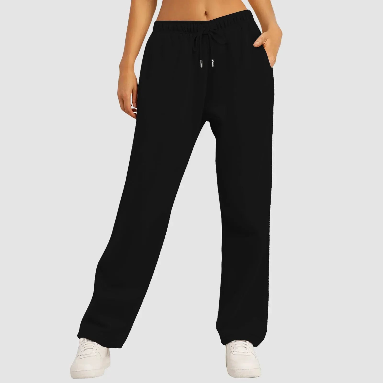 High-Waisted Joggers – Fleece Lined – Casual Workout Style