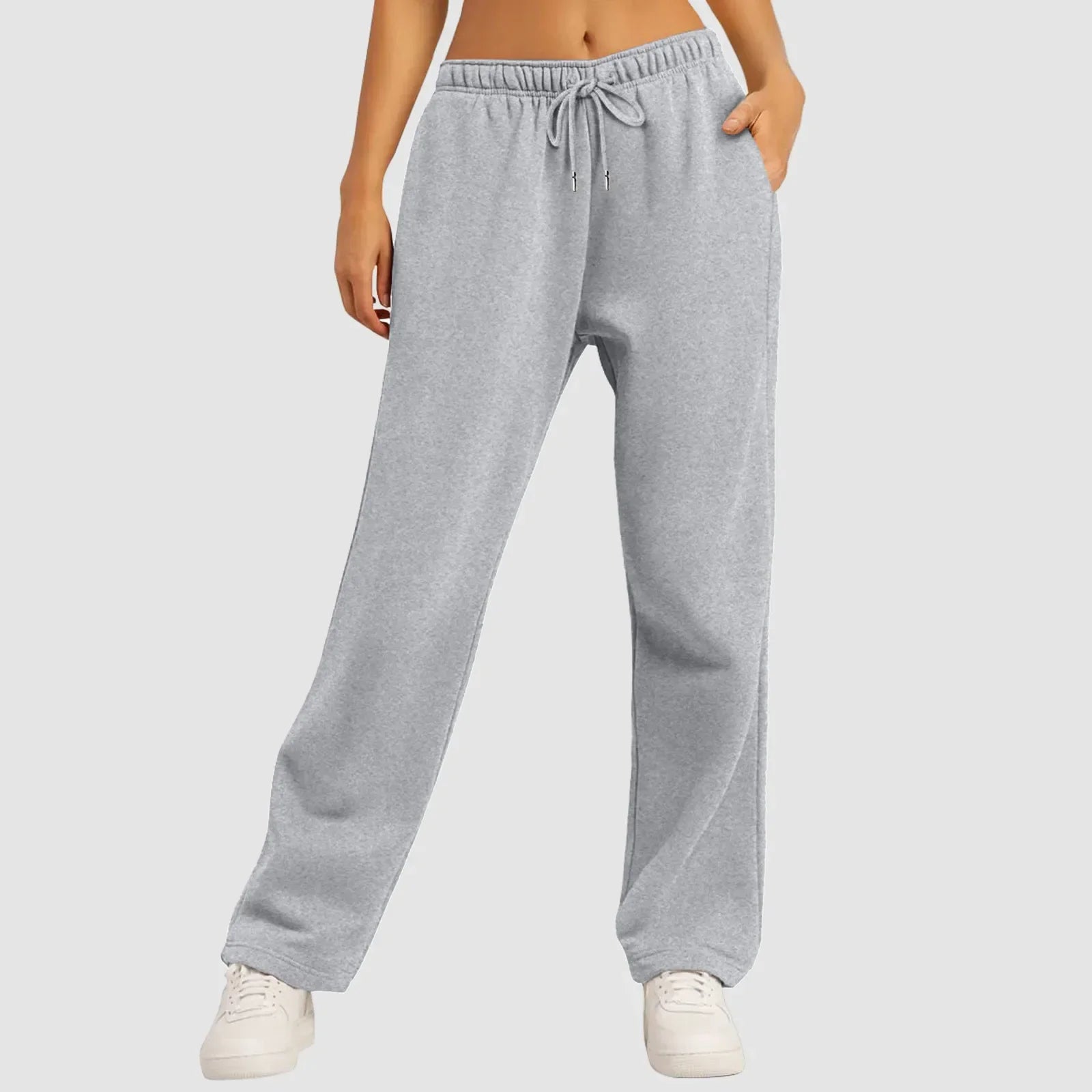 High-Waisted Joggers – Fleece Lined – Casual Workout Style