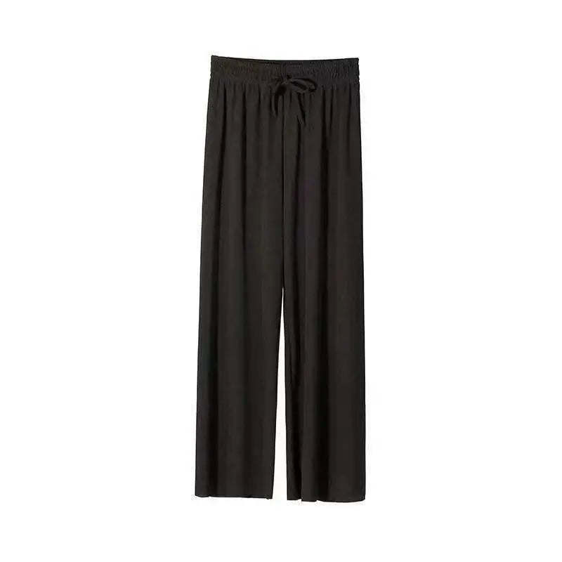 Palazzo Pants – Pleated Texture – Comfy Lounge Style