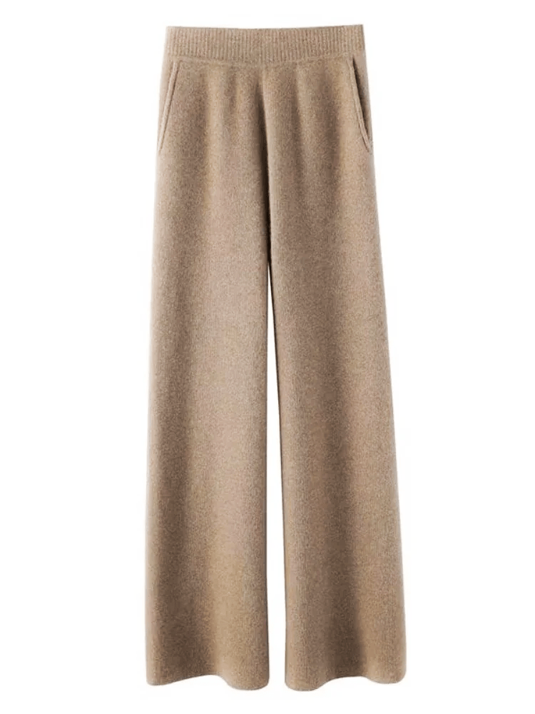 Wide Leg Pants – Ribbed Knit Fabric – Lounge to Street Style