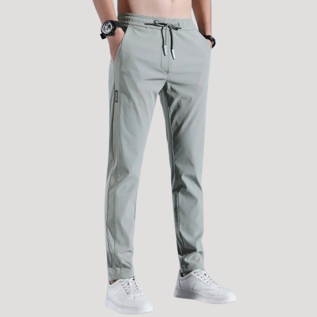 Men’s Trousers – Lightweight Stretch Fabric – Casual Slim Fit
