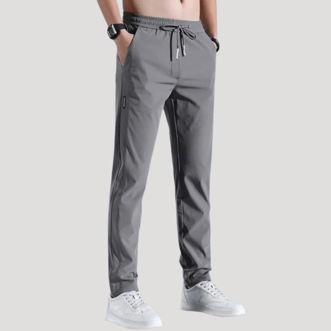 Men’s Trousers – Lightweight Stretch Fabric – Casual Slim Fit
