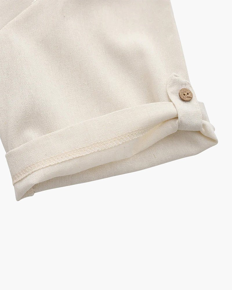 Linen Polo Shirt – Short Sleeve – Lightweight Summer Style