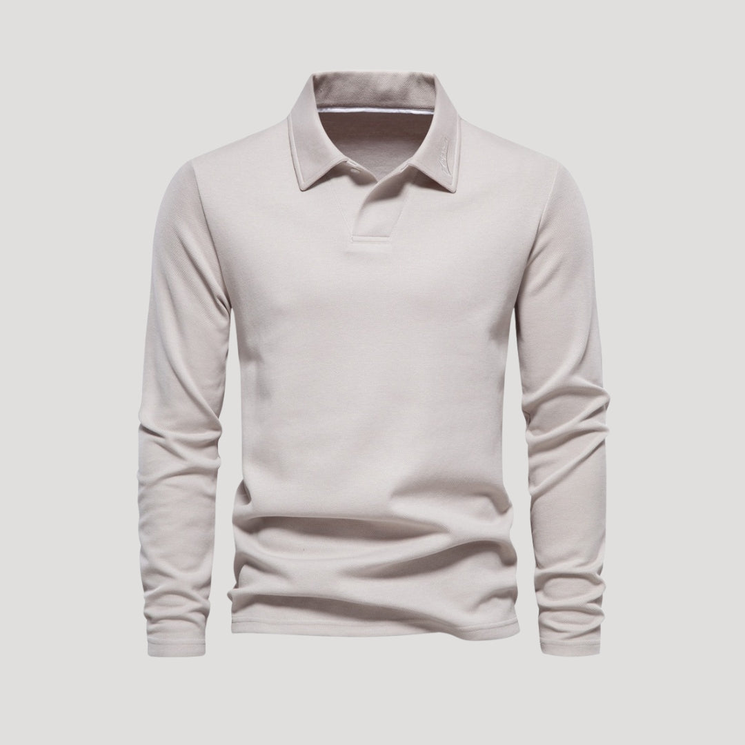Long Sleeve Polo – Performance Knit – Sleek Smart Activewear