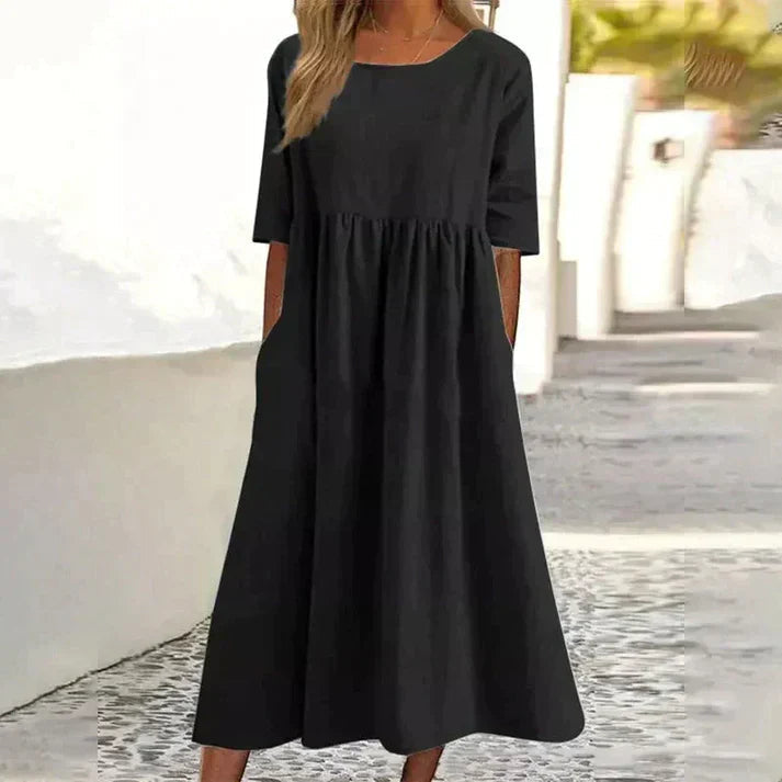 Loose Summer Dress – Chic Sake Knot Design – Effortless Everyday Style