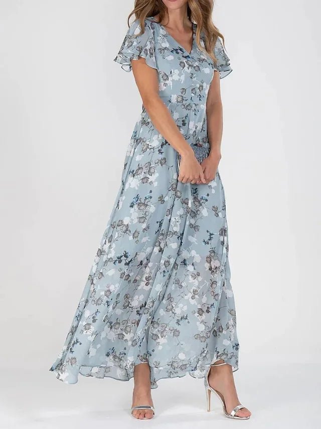 Maxi Dress – Floral Chiffon – Light & Flowing Summer Style