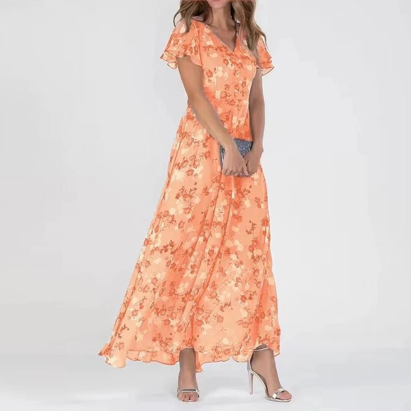 Maxi Dress – Floral Chiffon – Light & Flowing Summer Style