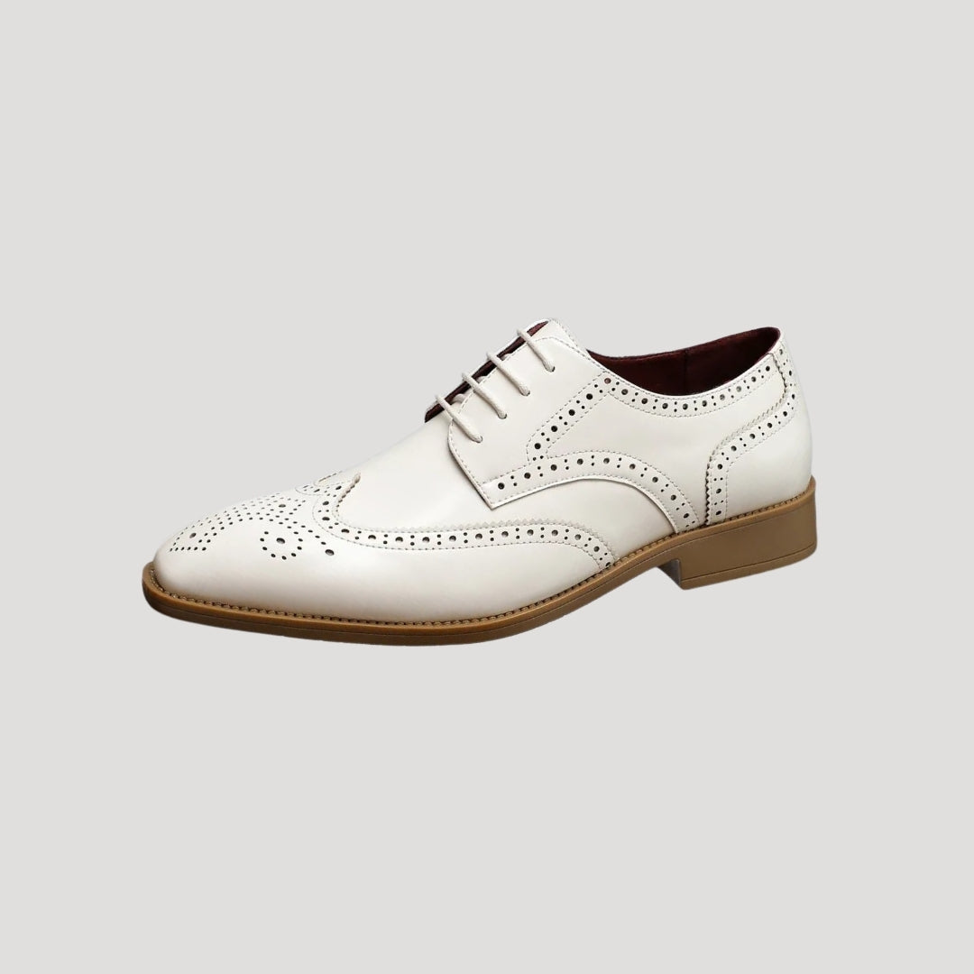 Oxford Dress Shoes – Wingtip Brogue – Formal Leather Style