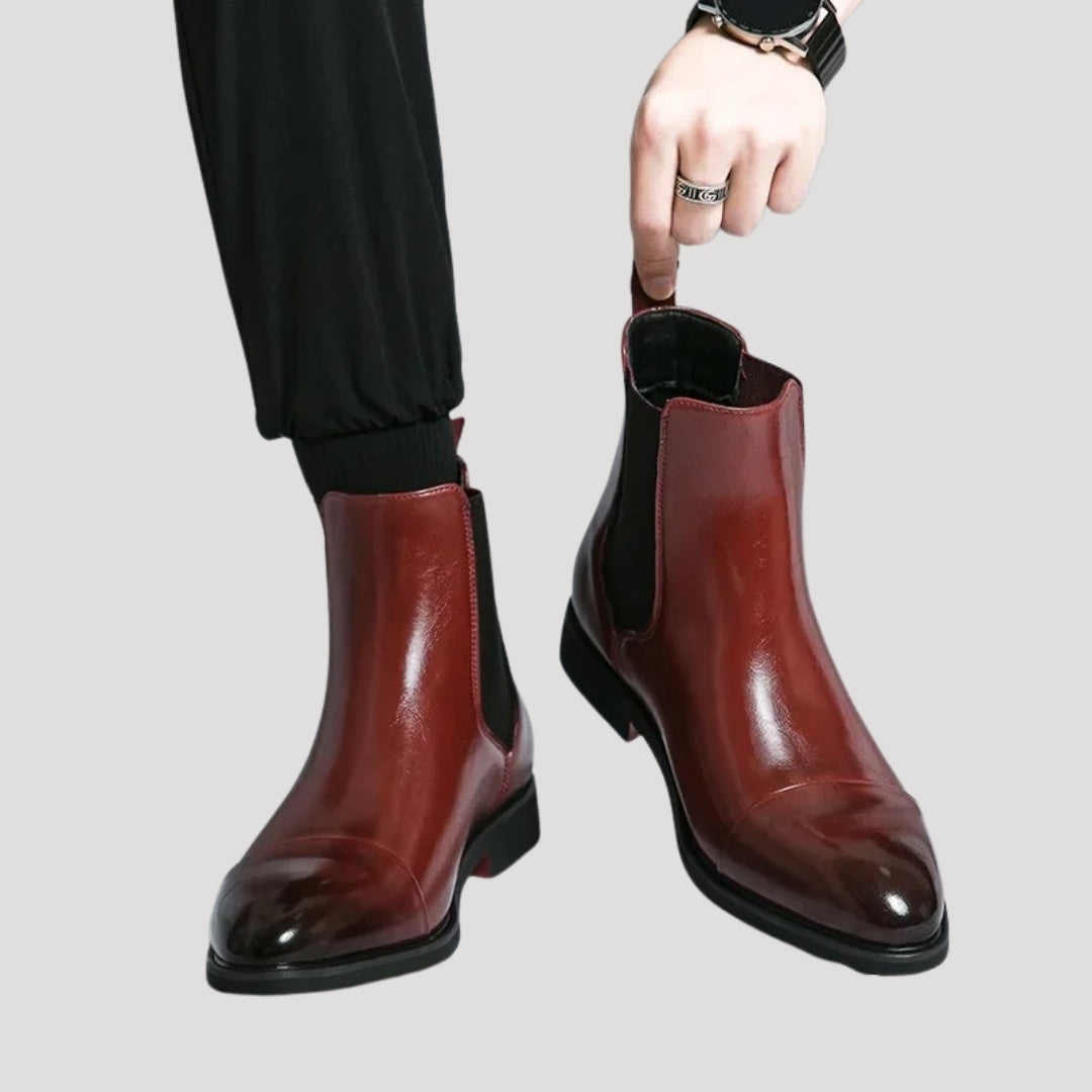 Chelsea Boots – Leather Finish – Smart Casual Slip-On