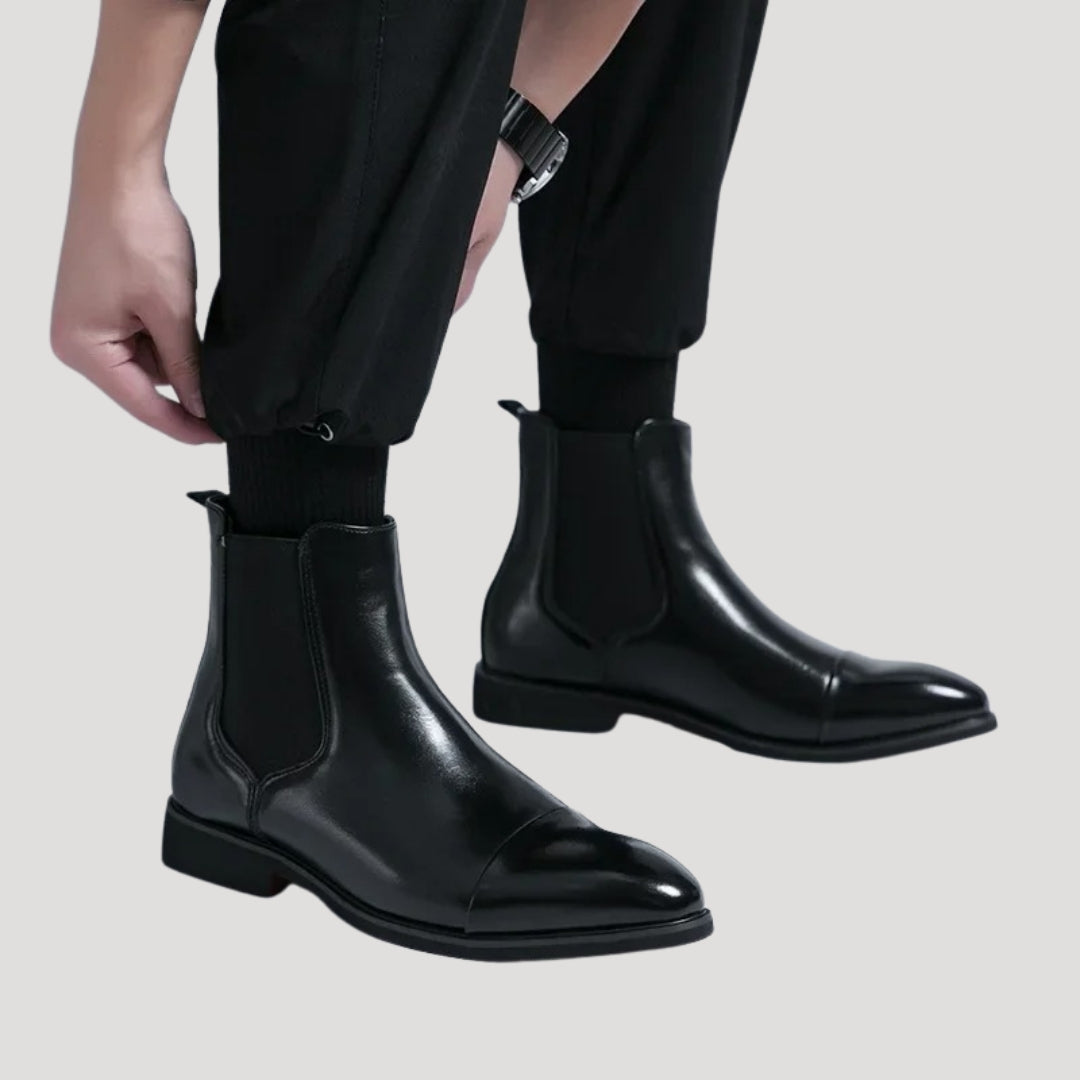 Chelsea Boots – Leather Finish – Smart Casual Slip-On
