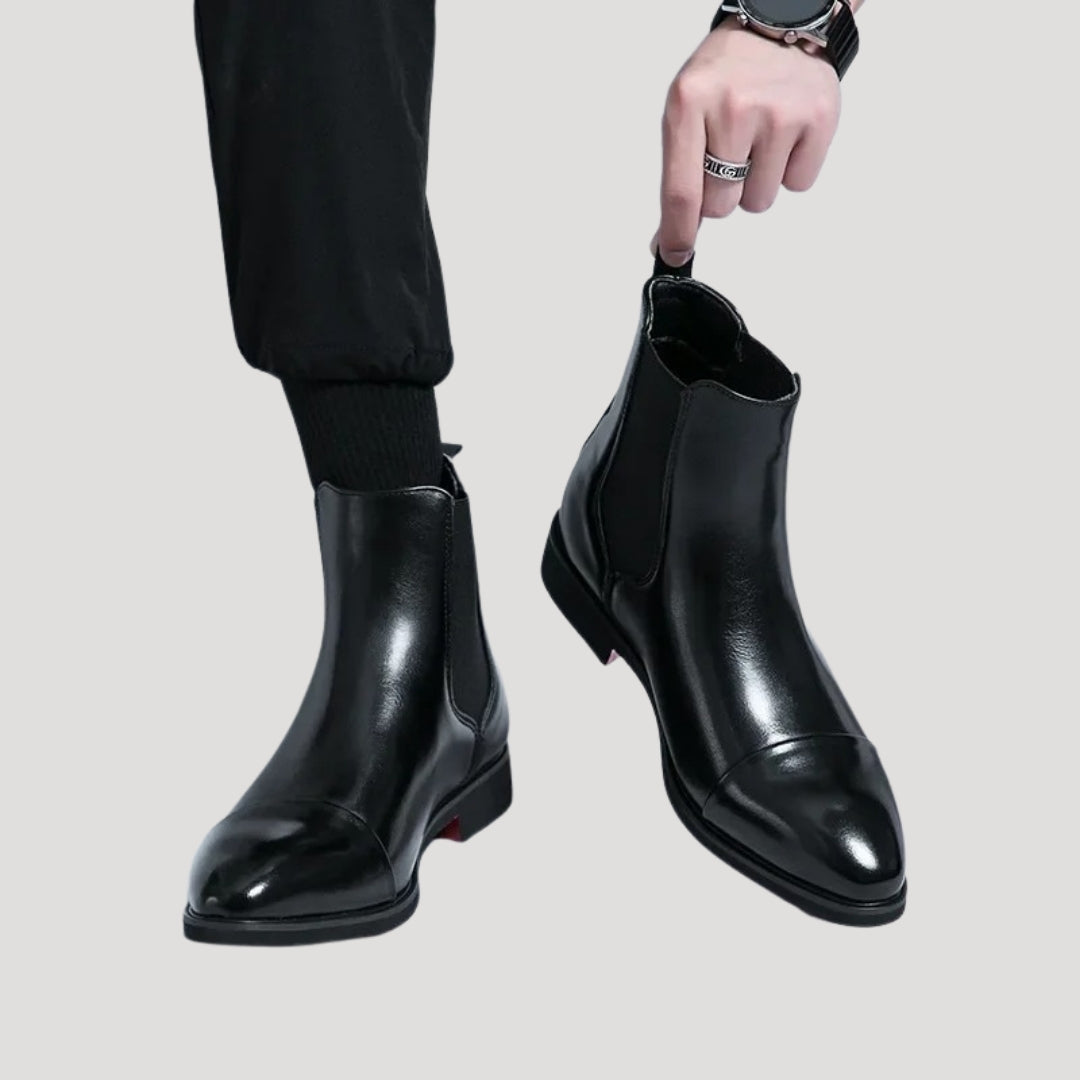 Chelsea Boots – Leather Finish – Smart Casual Slip-On