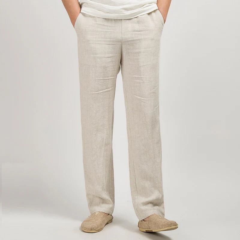 Men's Linen Trousers – Lightweight and Breathable Summer Pants in Various Colors