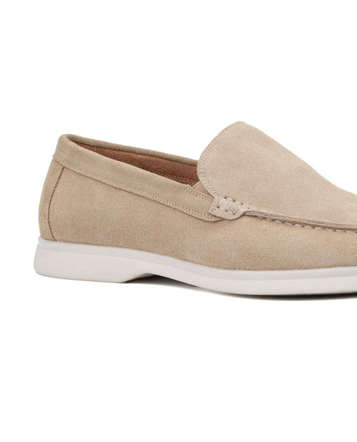 Men's Suede Loafers - Classic Slip-On Penny Loafers for Comfort and Style