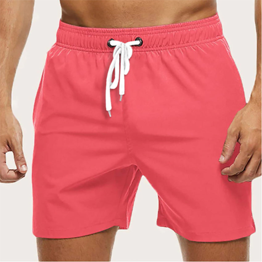 Mens Swim Trunks – Quick-Dry Fabric – Stylish Beach Getaway