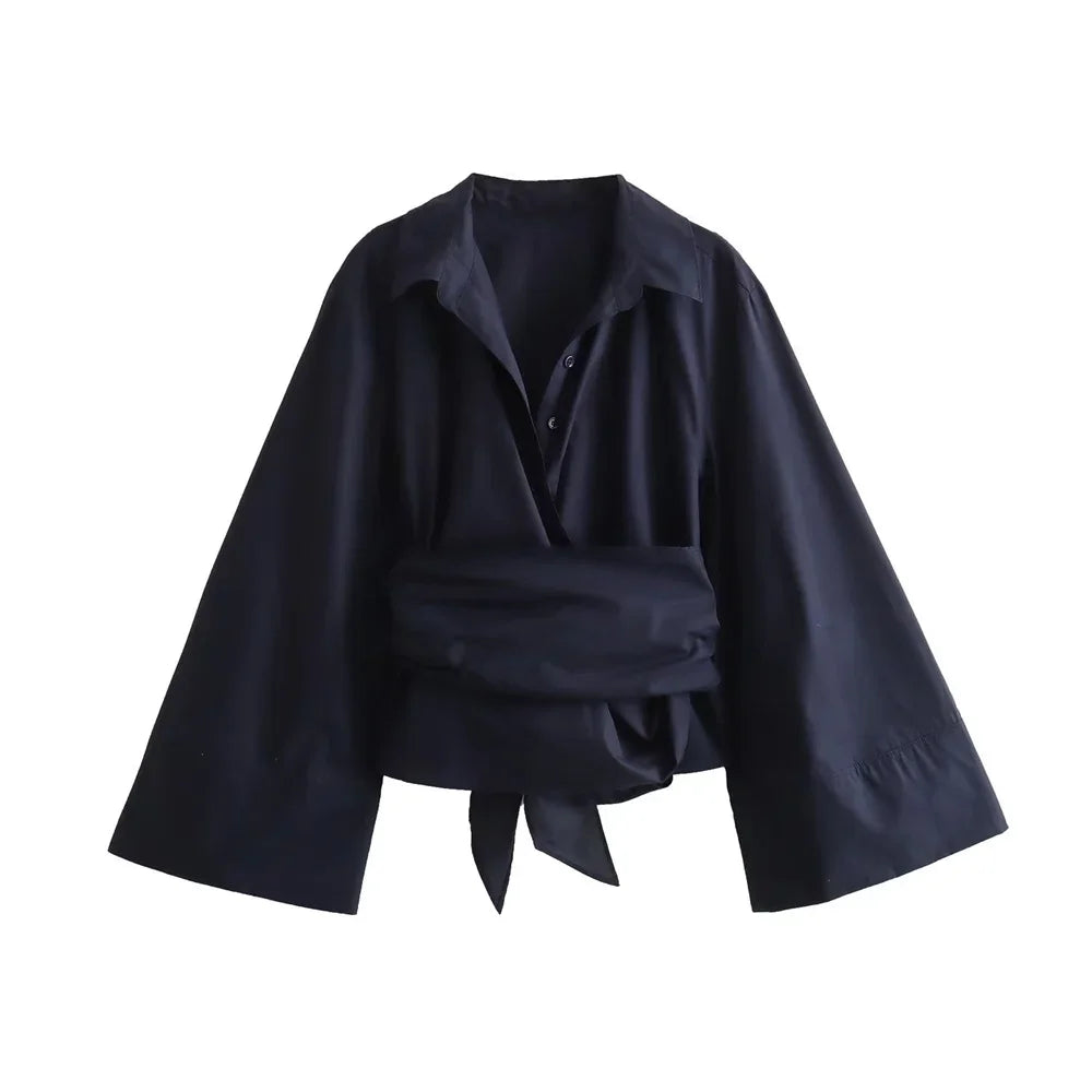 Polo Shirt – Bow Tie Detail – Casual Chic Brunch Style