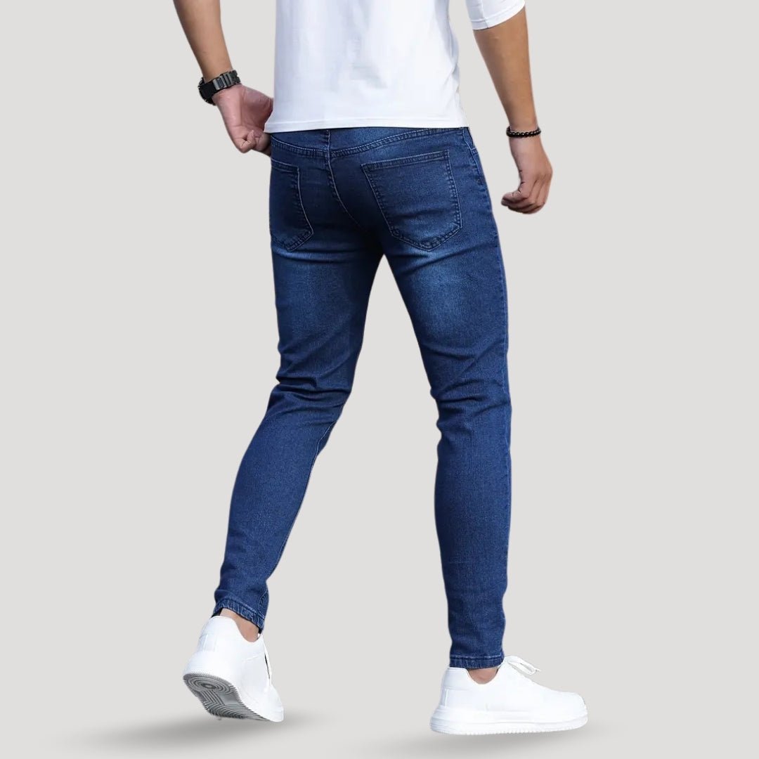 Slim Fit Jeans – High Stretch – Deep Blue Comfort Denim