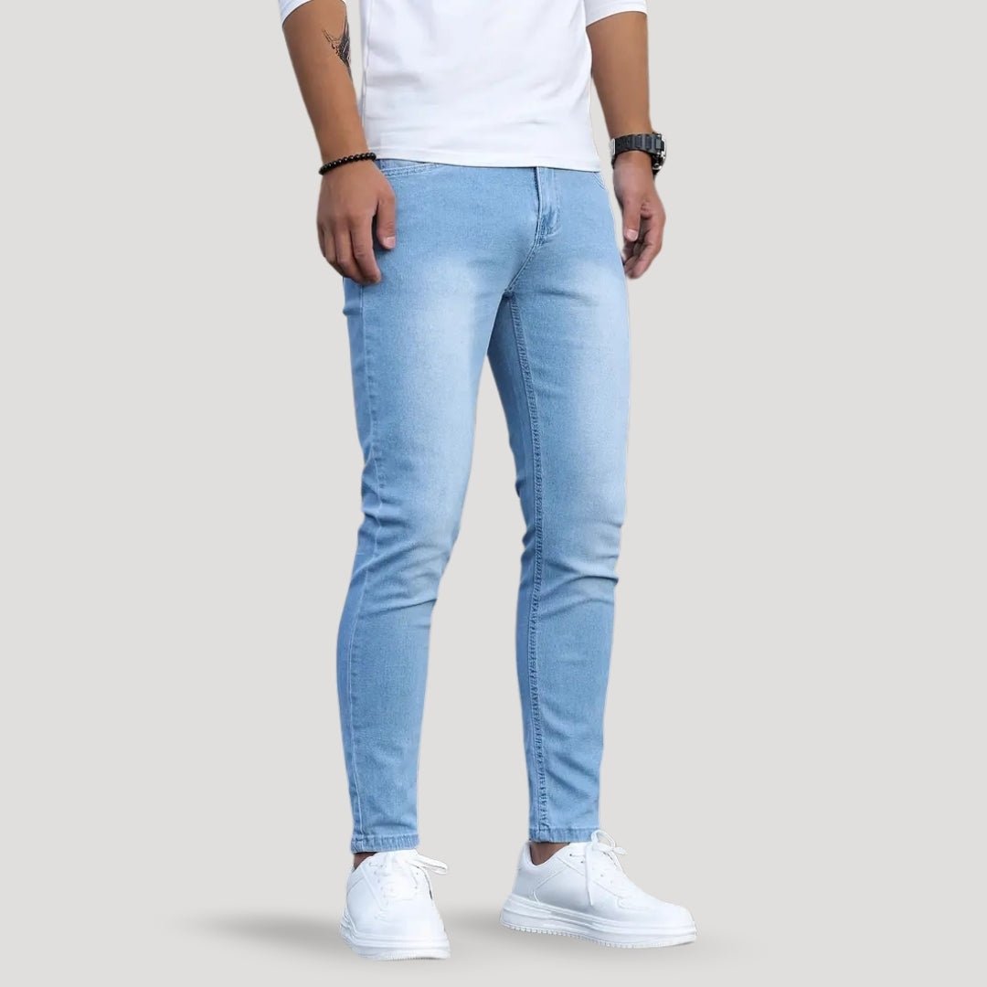Slim Fit Jeans – High Stretch – Deep Blue Comfort Denim