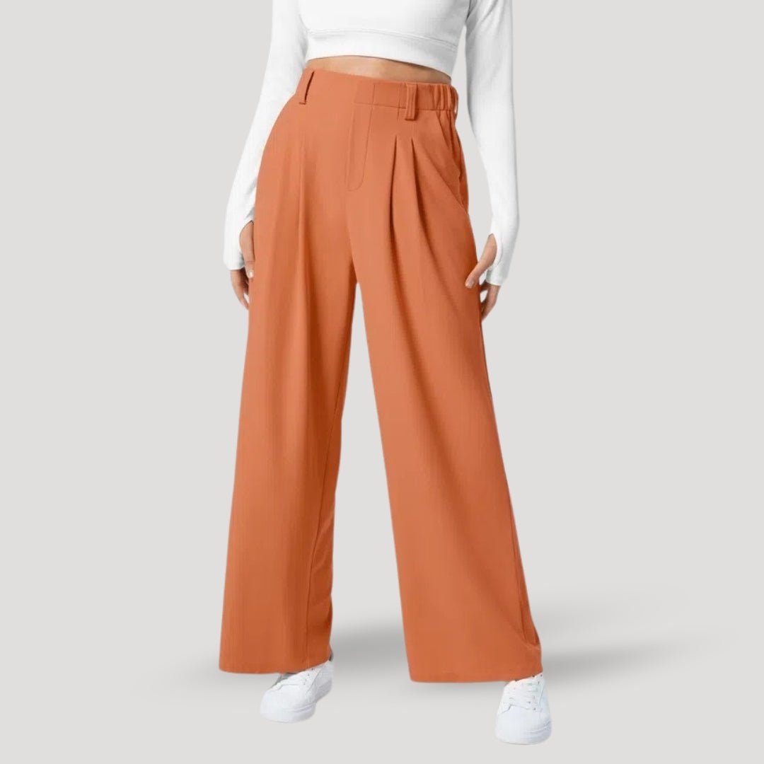 Wide-Leg Pants – Soft Stretch Fabric – Casual Chic Fit