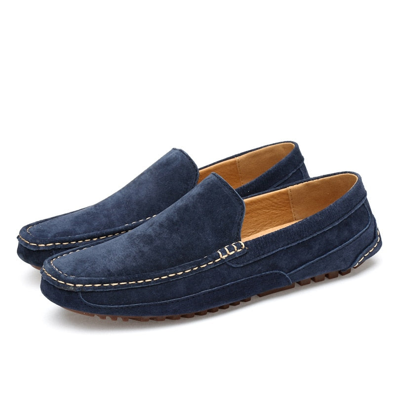 Suede Loafers – Slip-On Comfort – Casual Everyday Style