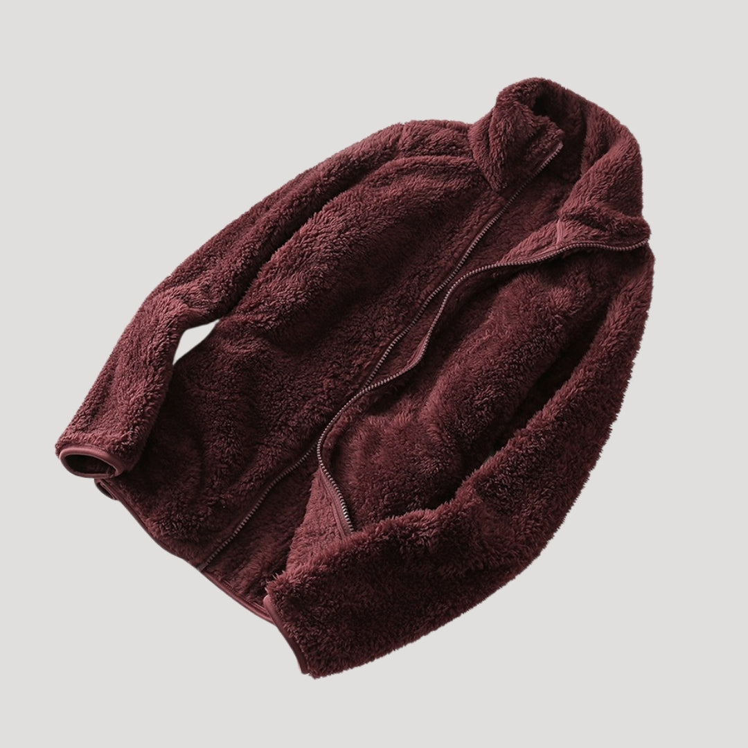 Fleece Jacket – Ultra-Soft Texture – Winter Casual Comfort