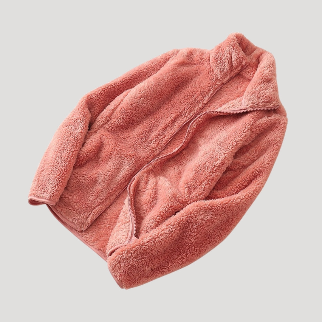 Fleece Jacket – Ultra-Soft Texture – Winter Casual Comfort