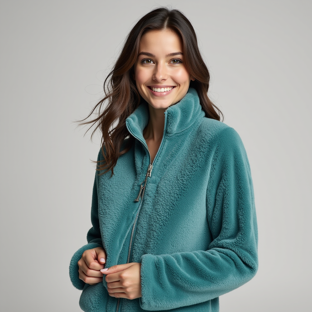 Fleece Jacket – Ultra-Soft Texture – Winter Casual Comfort
