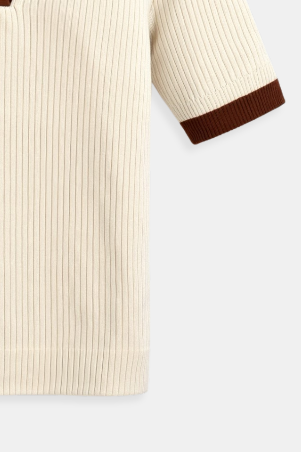 Women's Color Block Polo Shirt with Notched Collar