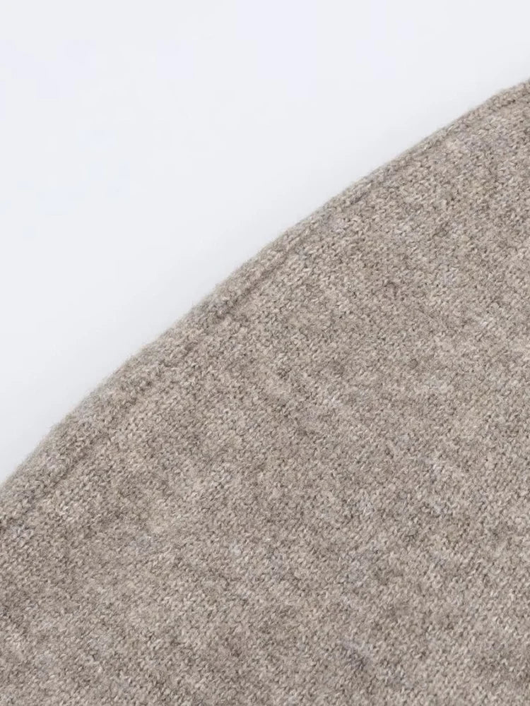 Women's Jacket Knitted Cape Design