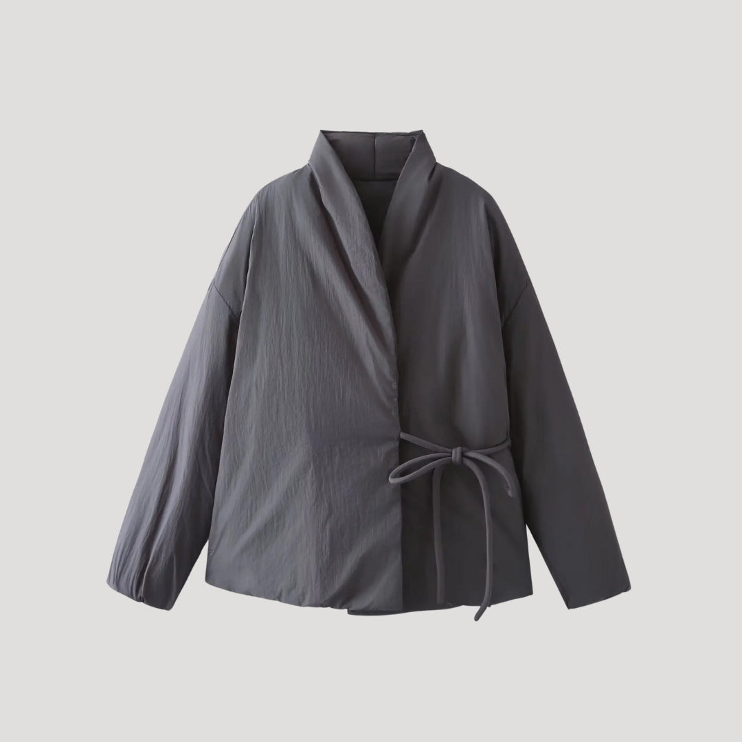 Wrap Jacket – Tie Waist – Effortless Layering Style