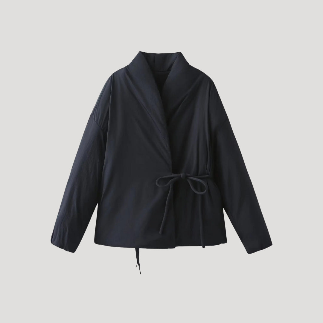 Wrap Jacket – Tie Waist – Effortless Layering Style